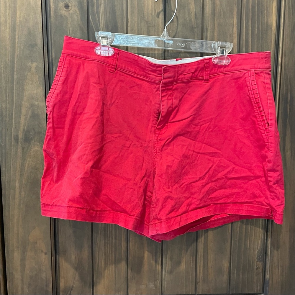 Hot pink shorts